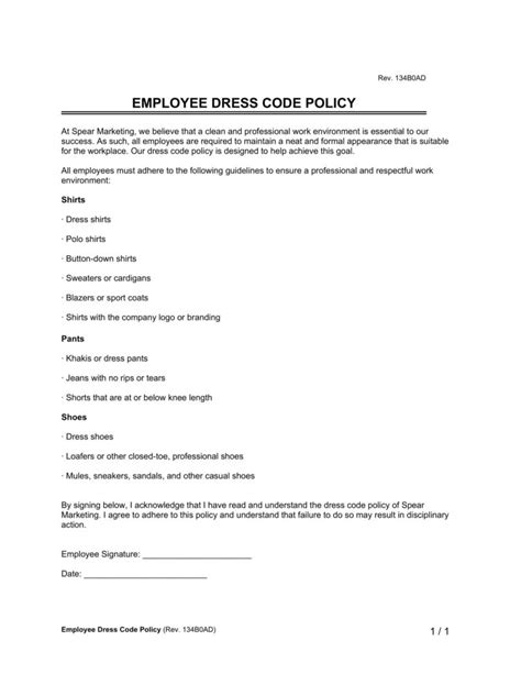 New Dress Code Policy: Please know...